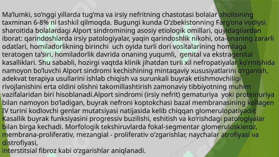 Alport sindromi 2