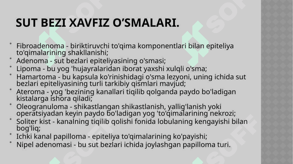 XAVFSIZ  O’SMALAR 3