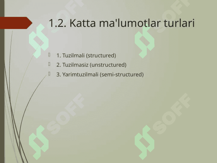 Katta Ma'lumotlar 6