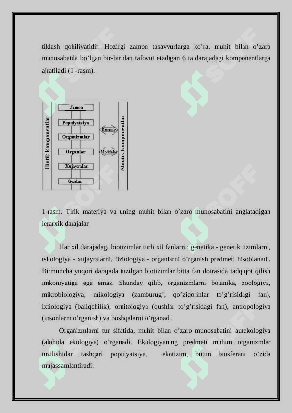 Ekologik tizimlar 4