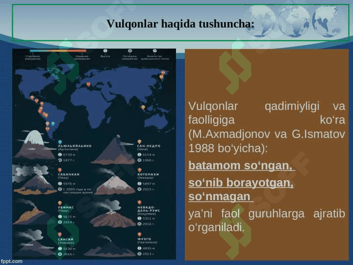 Vulqonlar haqida tushuncha 5
