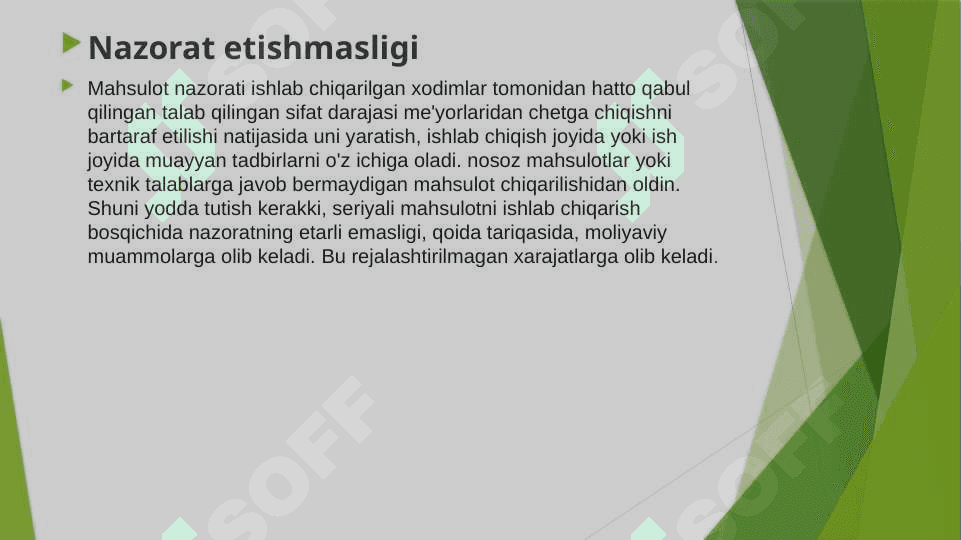 MAHSULOT SIFATINI NAZORAT QILISHNI TASHKIL ETISH 4