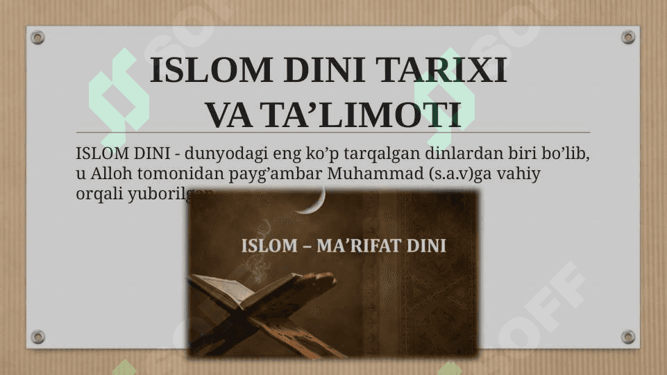 Dinshunoslik 2