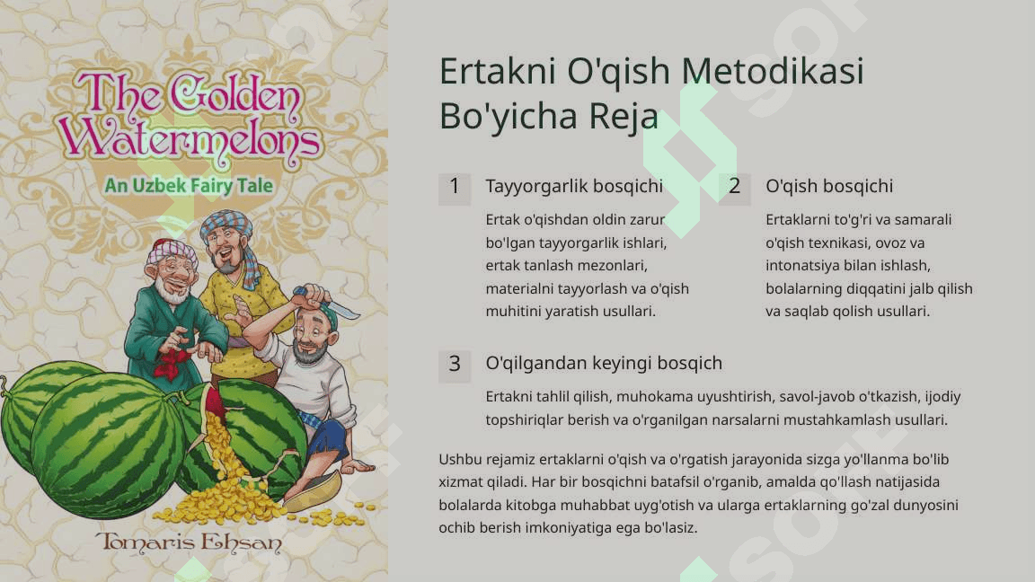 Ertakni O'qish Metodikasi 2