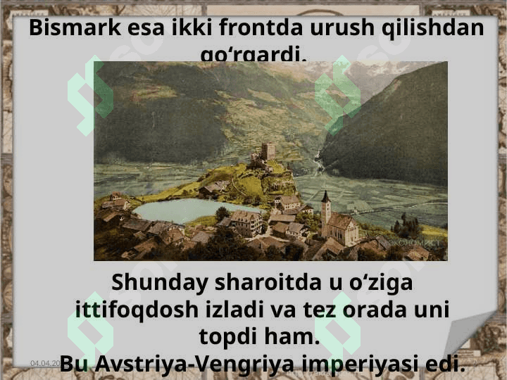Germaniya imperiyasining tashqi siyosati 3