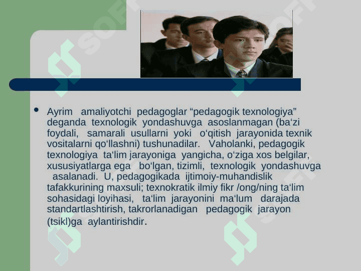 PEDAGOGIK TEXNOLOGIYANING TARIFI 7