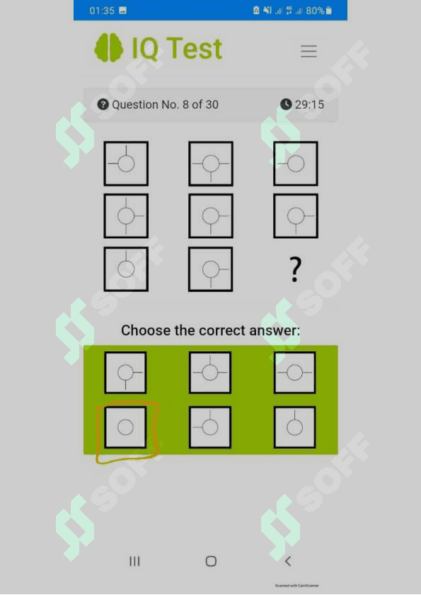 argos IQ test 8
