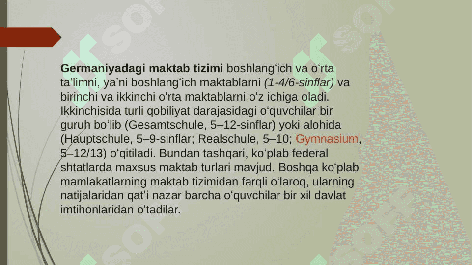 Germaniyada boshlang’ich ta’lim 2