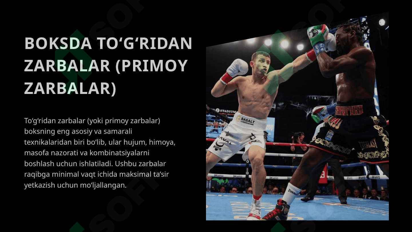 Boks to'g'ridan zarbalar 3