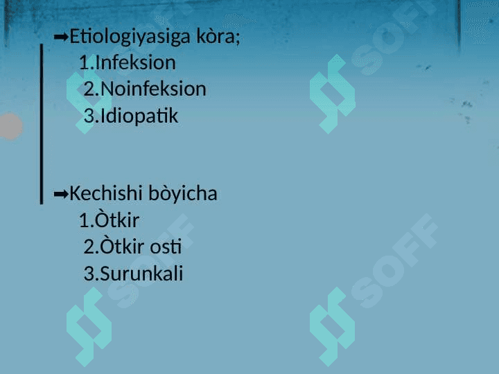 Òpkaning interstitsial kasalliklari 6