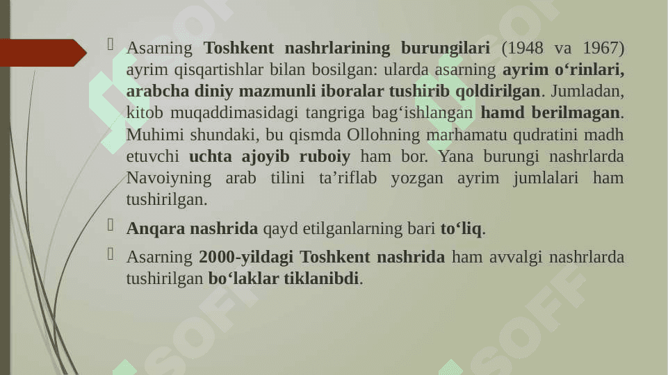 O‘zbek lug‘atchiligining eski o‘zbek tili davri 7