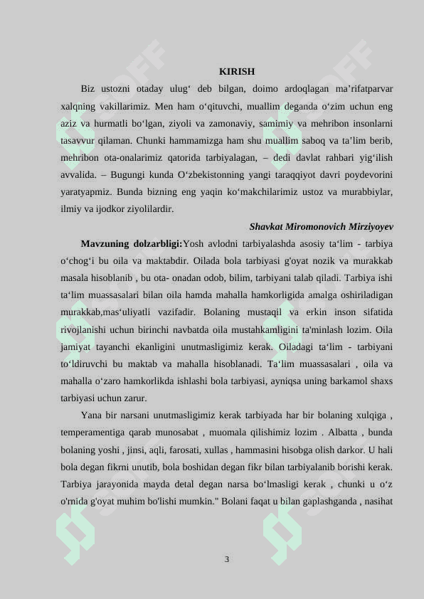 OILADA VA MAKTABDA O'QUVCHILAR SHAXSINI SHAKLLANTIRISH 2