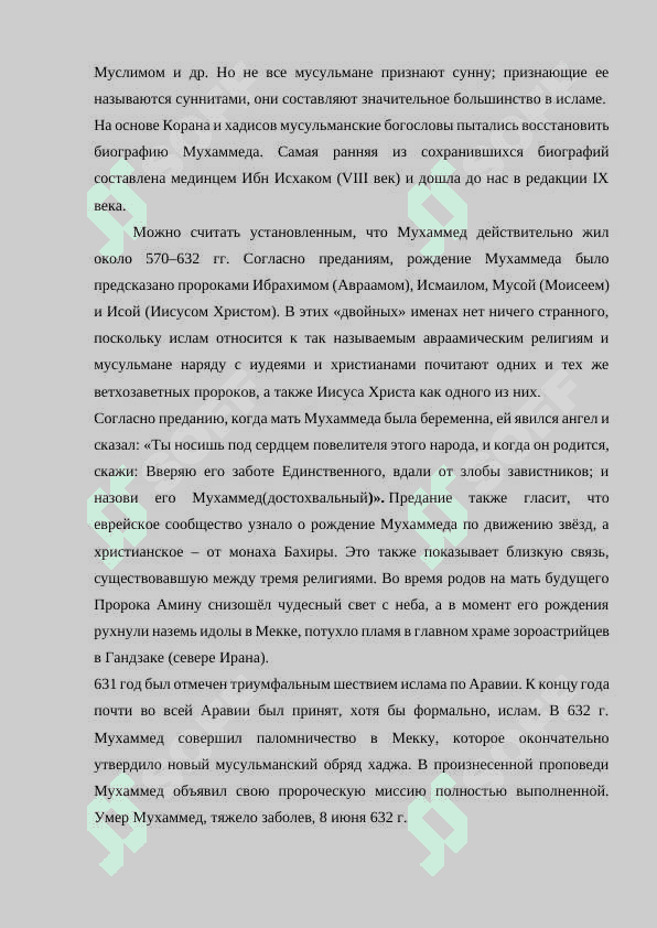 Религия Ислам 4