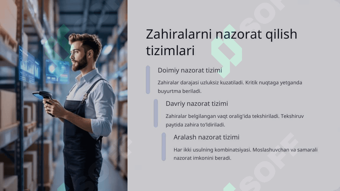 Logistikada zahiralarni boshqarish tizimi 7