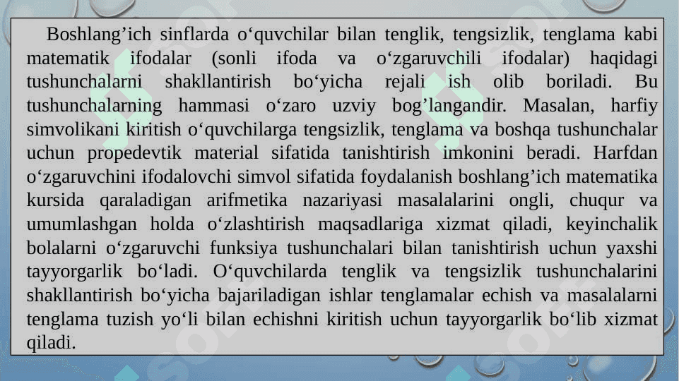 ALGEBRAIK VA GEOMETRIK MATERIALLARNI OʻRGATISHDA AXBOROT TEXNOLOGIYALARIDAN FOYDALANISH 4