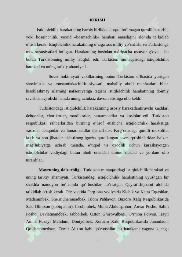 BUXORODA ISTIQLOLCHILIK HARAKATI VA UNING NATIJASI 3