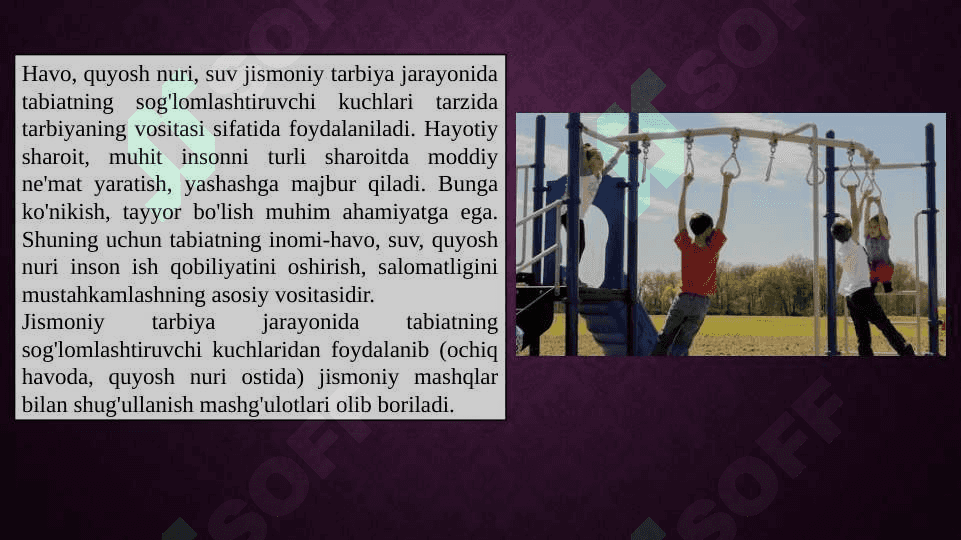 Jismoniy mashqlarning ta’sirini belgilovchi omillar 2