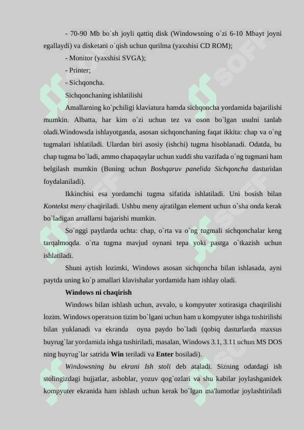Microsoft windows, unix va linux operatsion tizimlari 6
