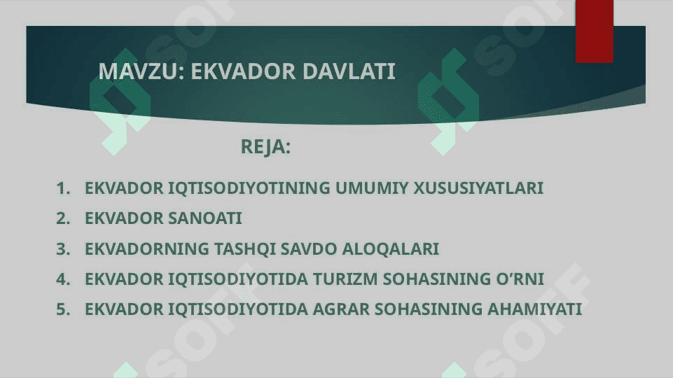 EKVADOR DAVLATI 2