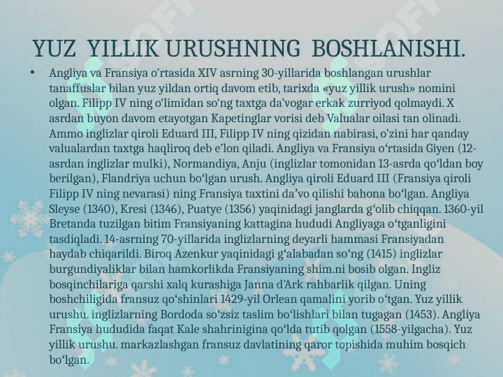 YUZ  YILLIK  URUSH  VA  UNING  OQIBATLARI 7