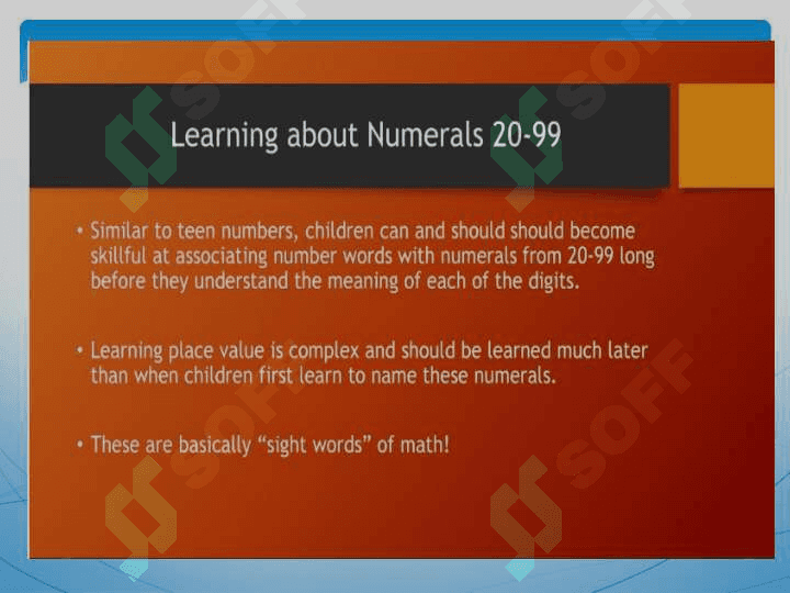 Number  Word and Numerals 7