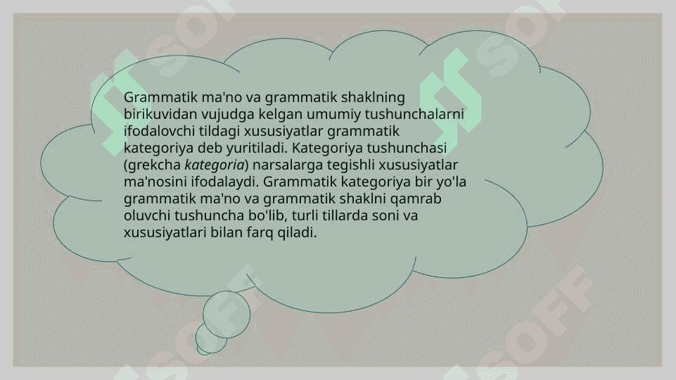 O’zbek imo-ishora tilida grammatik kategoriya 3