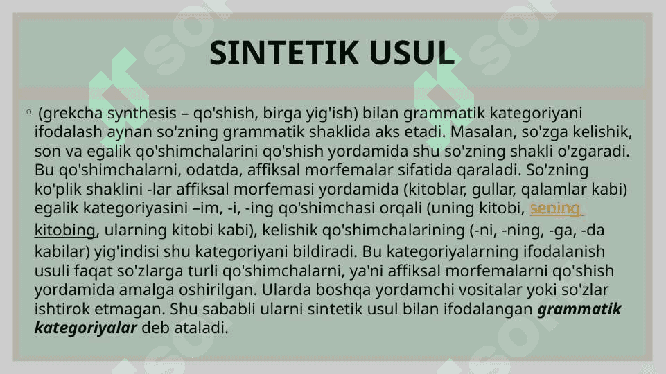 O’zbek imo-ishora tilida grammatik kategoriya 8