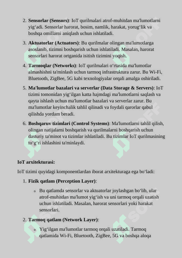 Mavzu: . IoT (Internet of Things) va virtual tarmoqlar 5