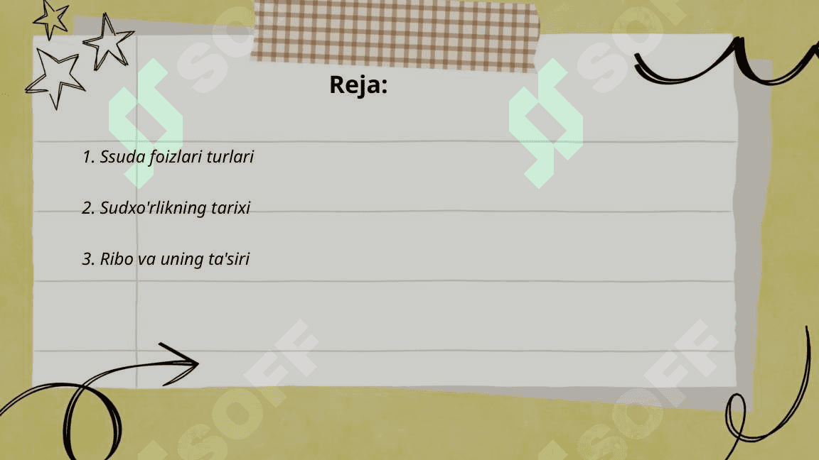 Ssuda foizi sudxo'rlik va ribo 2