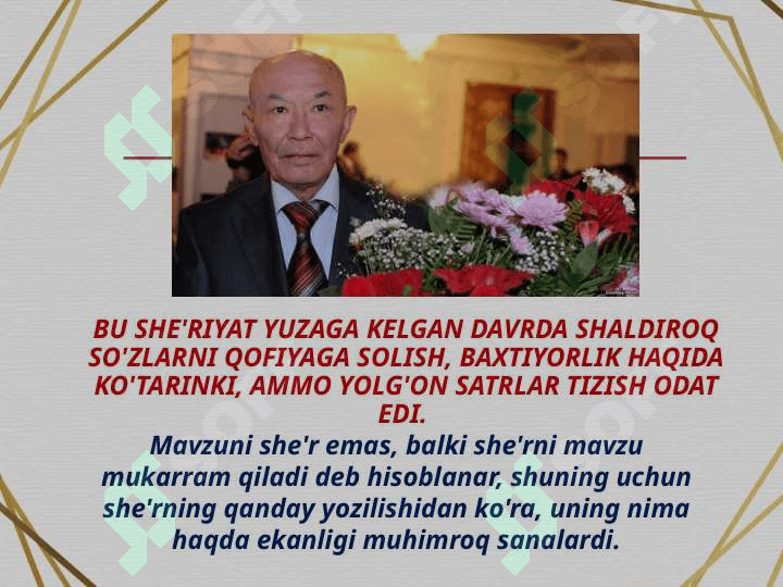 Abdulla Oripov she'riyati to'g'risida 4
