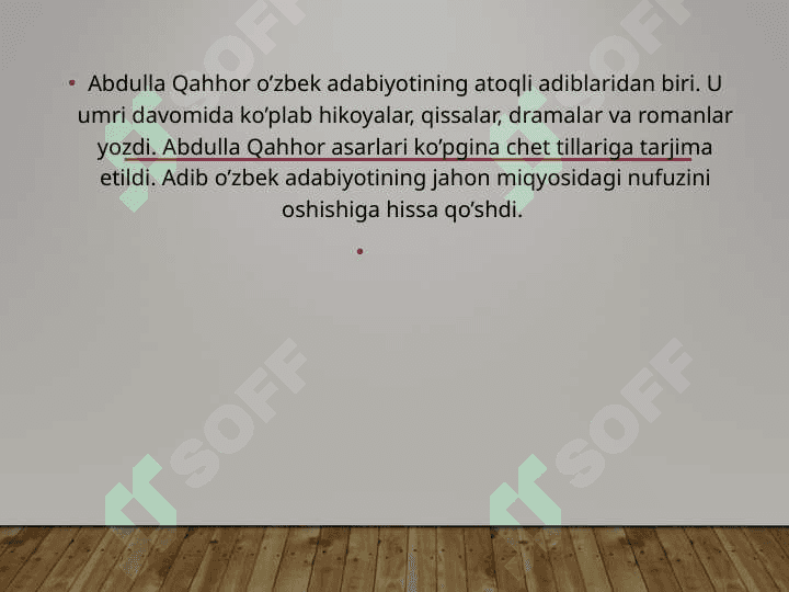 Abdulla Qahhor 3