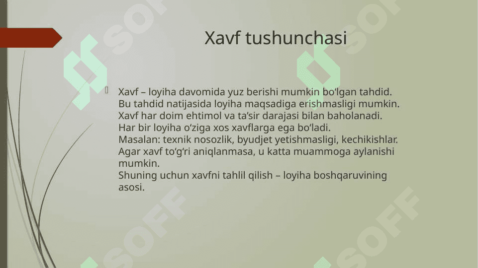 Loyihlarni boshqarish ppt 3