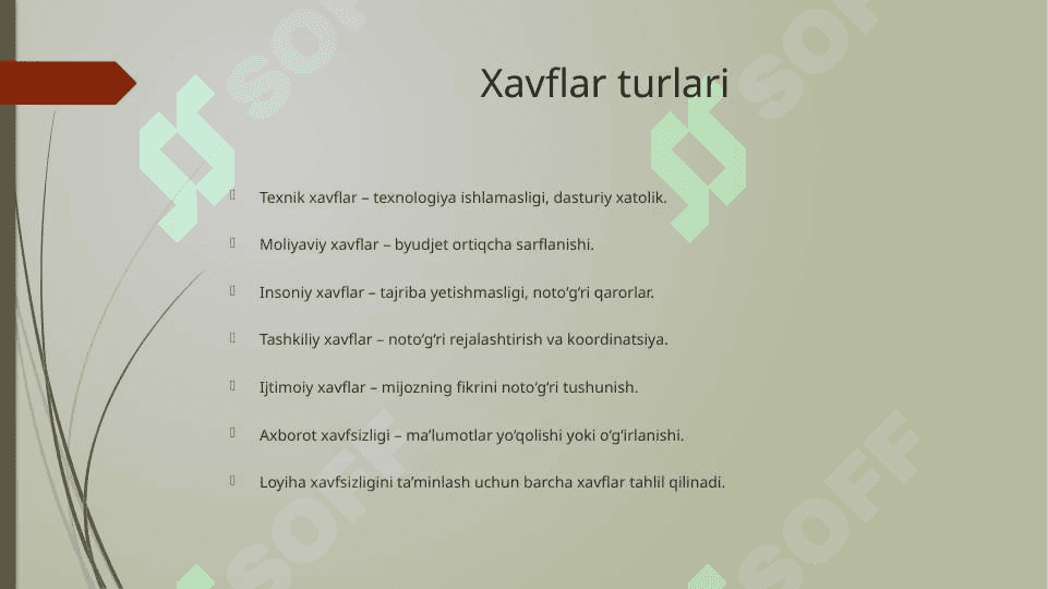 Loyihlarni boshqarish ppt 4