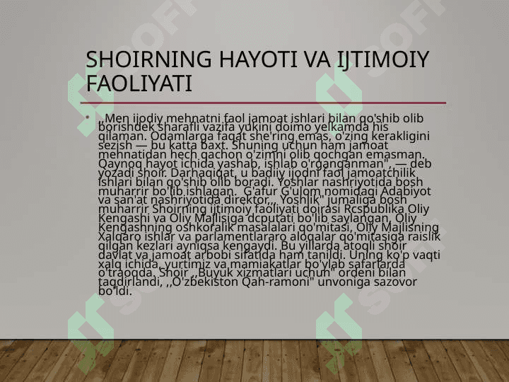 Erkin Vohidov 4