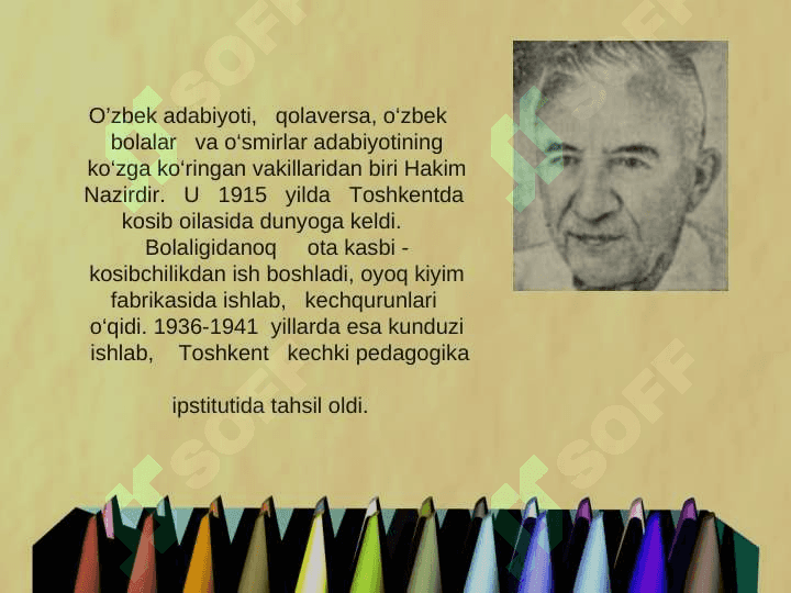 Hakim Nazir – bolalar adibi. 3