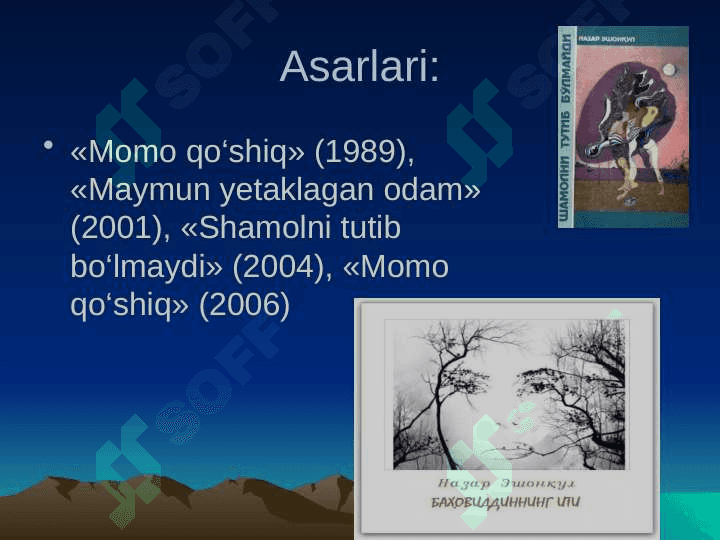 Nazar Eshonqul hayoti va ijodi 5