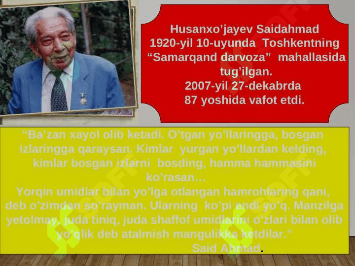 Said Ahmadning hayoti va ijodi 3