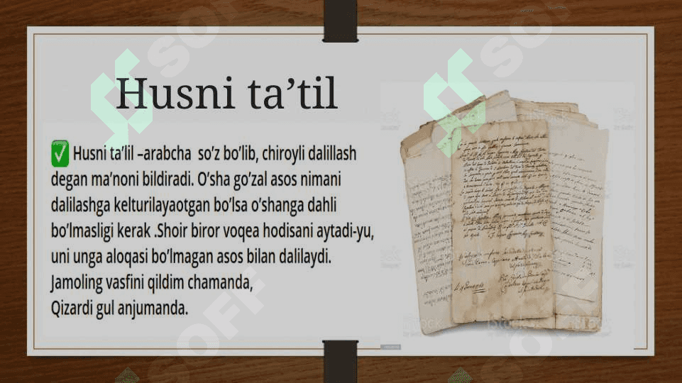 She’riy san’at turlarini o‘tish metodikasi 3