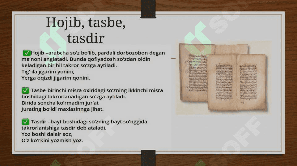 She’riy san’at turlarini o‘tish metodikasi 4