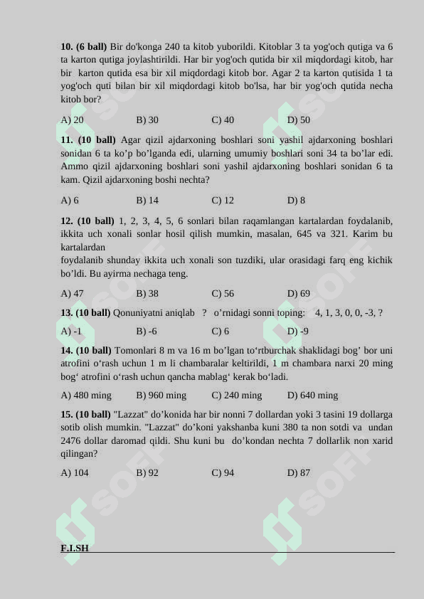 3-4-sinf olimpiada matematika 2