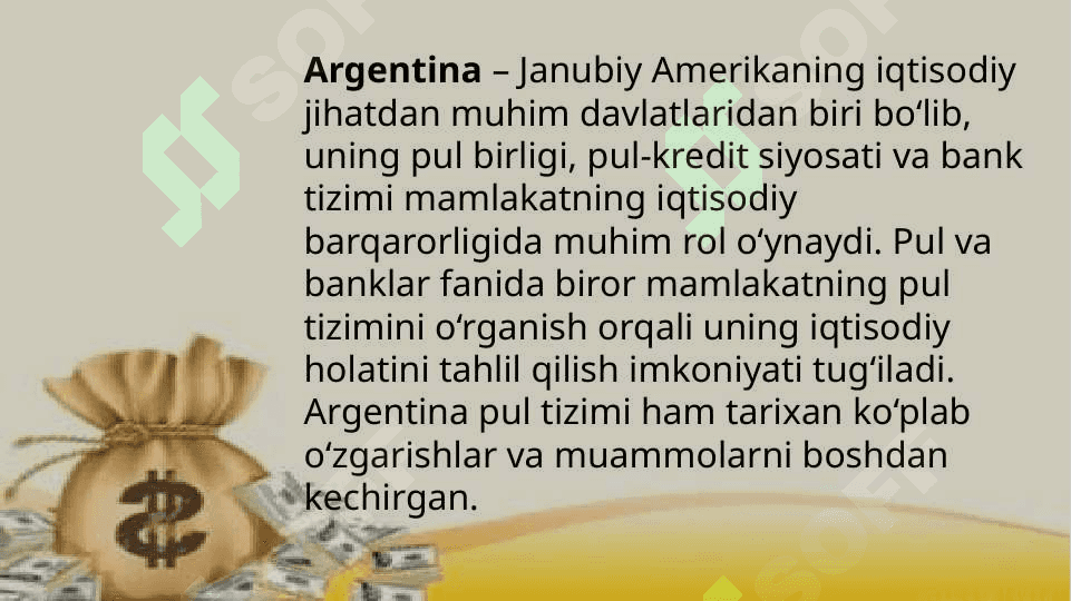 Argentina pul birligi 2