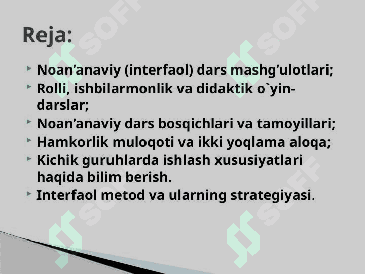 Interfaol metodlar va ularning tasnifi 2