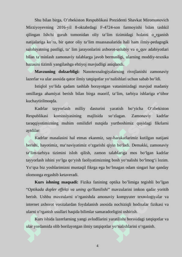 OPTIKADA DOPLER EFFEKTI VA UNING QO'LLANILISHI 3