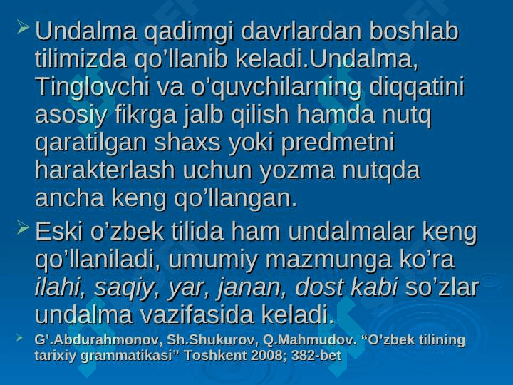 Undalma 2