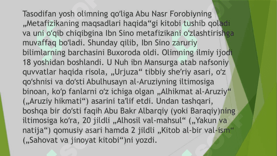 Abu Ali Ibn Sino ilmiy merosi 4