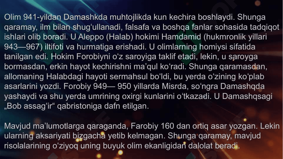 Abu Nasir Farobiyning ilmiy merosi 7