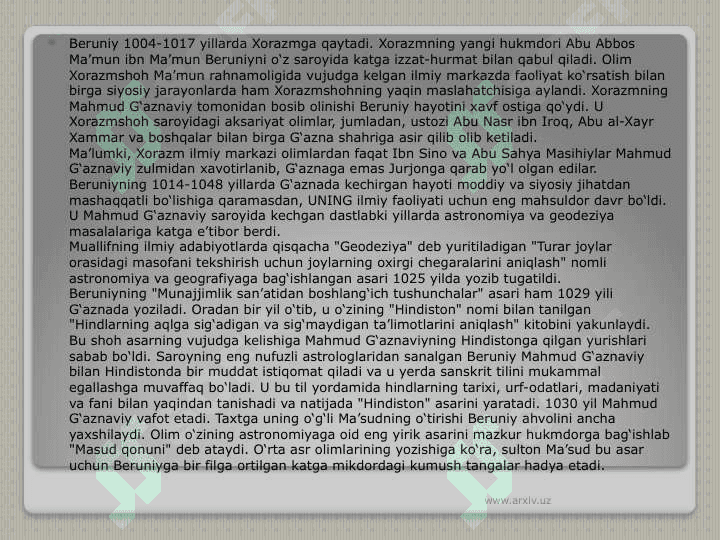 ABU RAYHON BERUNIY 4