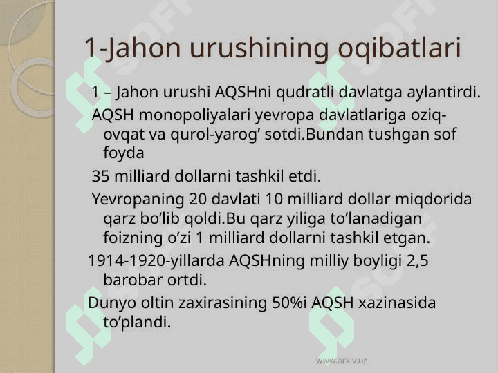 Amerika Qo’shma Shtatlari tarixi 4