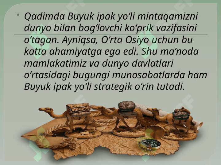 Amir Temur va temuriylar davrida buyuk ipak YULI 2