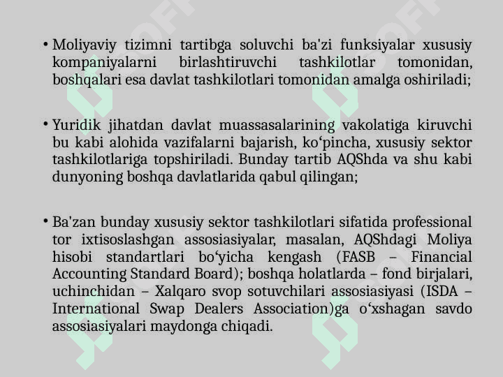 Moliyaviy tashkilotlar 6